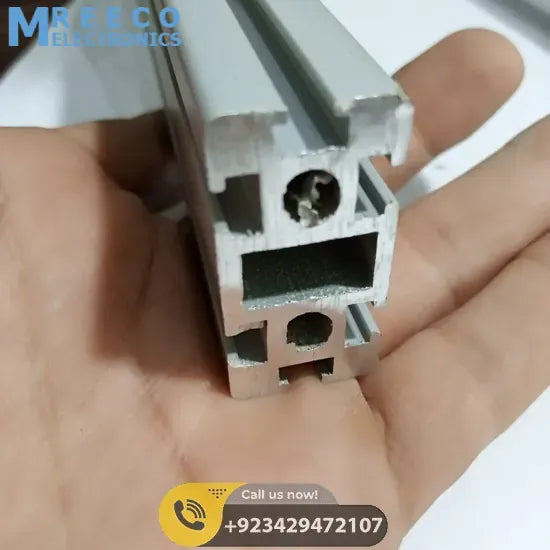 2040 Aluminium Profile Aluminium Extrusion For CNC And 3D Printer 1 feet - Back View