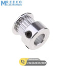 GT2 Pulley 20 Teeth 8mm Bore Timing Gear Aluminum Alloy Pulley For GT2 Belt - Front View