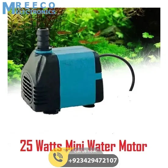 25W 220VAC Room Air Cooler Aquarium Fountain Submersible Water Pump Motor - Front View