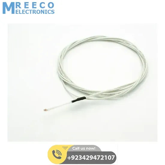 100K NTC Thermistor Teflon High-Temp Leads for 3D Printers - Front View