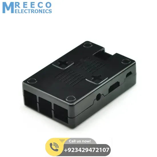 Raspberry Pi 3 Model B B Case Black ABS Plastic Cover Shell Bag Enclosure Computer Box - Top View