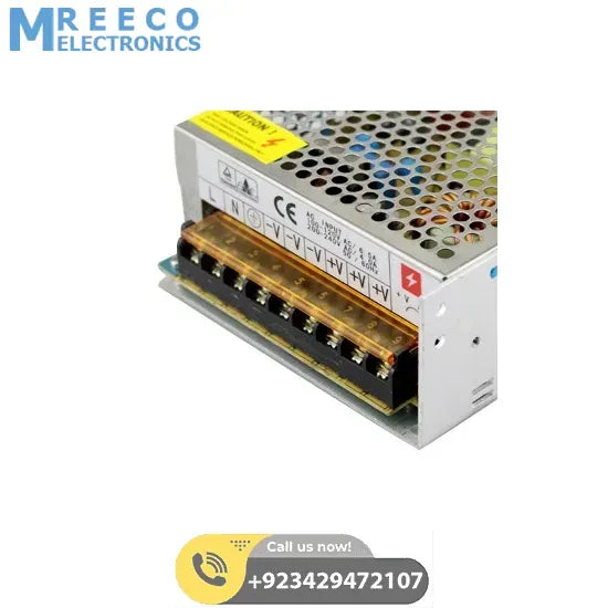 New 5V 40A 200W Switching Power Supply SMPS - Side View