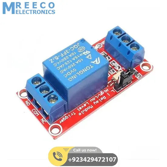 1 Channel 5V Optocoupler Isolated Relay Module - Back View