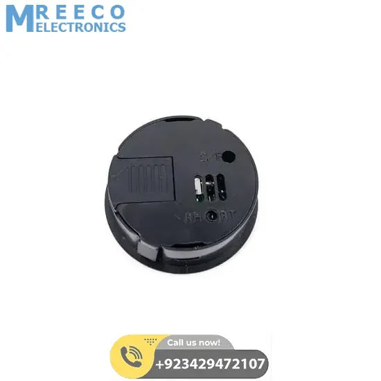 Round LCD Hygrometer Thermometer Temperature Humidity Meter - Top View
