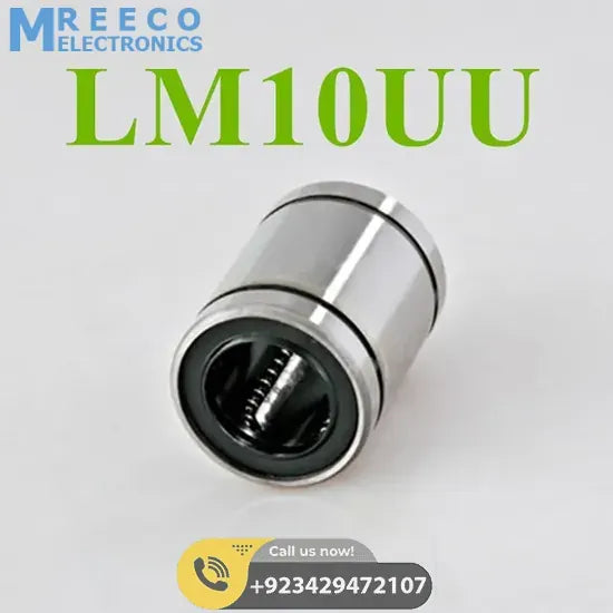 LM10UU 10mm 10x19x29mm Ball Bearing Bush Bushing for 3D printer parts In Pakistan - Back View
