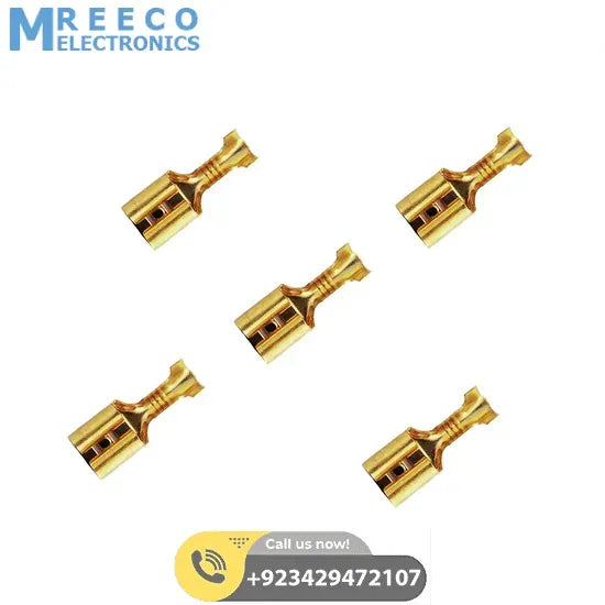 6MM Electrical Cable Thimble Golden Color - Side View