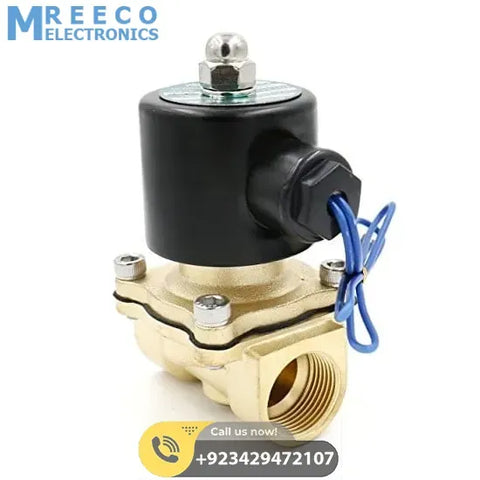 1/2 Inch 12VDC Electric Solenoid Valve Coil For Water Air Gas - Front View