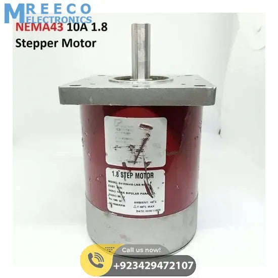 NEMA43 10AMP 1500RPM Stepper Motor Pacific Scientific E41HMHA-LNK-NS-00 1.8 Steper Motor - Front View