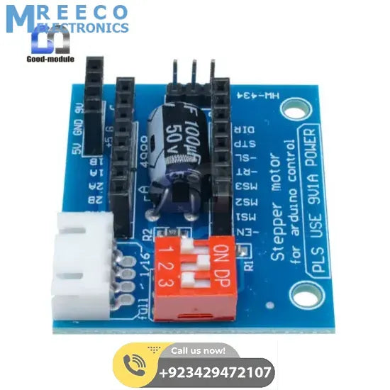HW-434 A4988 DRV8825 Stepper Motor Driver Control Panel Board Expansion Shield Board Module for 3D Printer in Pakistan - Back View