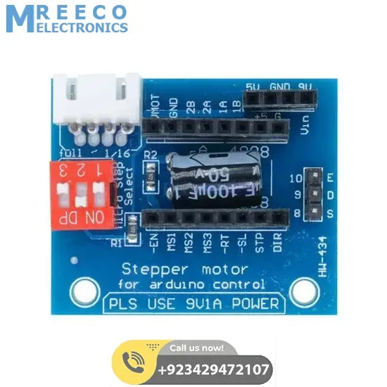 HW-434 A4988 DRV8825 Stepper Motor Driver Control Panel Board Expansion Shield Board Module for 3D Printer in Pakistan - Bottom View