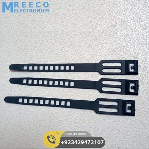 5 Inch 127mm PVC Cable Ties - Front View