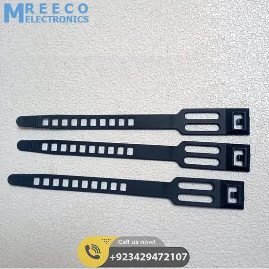 5 Inch 127mm PVC Cable Ties - Front View