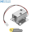 12V Drawer Cabinet Electric Door Lock 27x29x18mm Lock Assembly Solenoid - Front View
