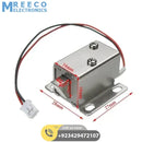 12V Drawer Cabinet Electric Door Lock 27x29x18mm Lock Assembly Solenoid - Top View