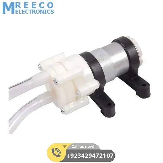 12v DC Diaphragm Water Pump for Arduino - Back View