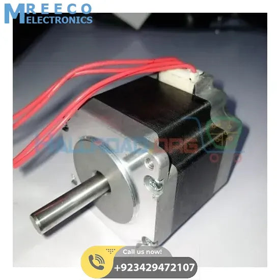 Japanese NEMA23 2.2A Stepper Motor Compatible With TB6560, Drv8825 Torque 9.69 kg.cm - Front View