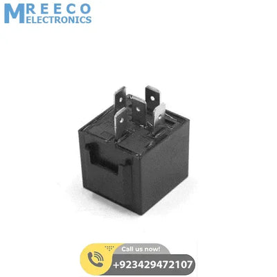 DC 24V 80A 5 Terminals Male Power Connector Relay - Side View