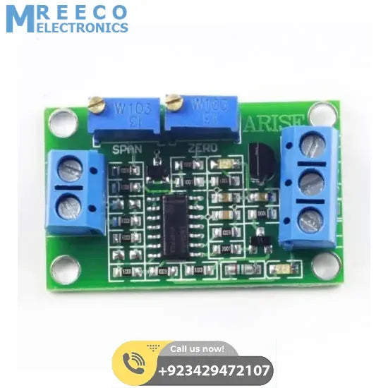 0-5V To 4-20mA Converter Module Voltage to Current Module - Front View