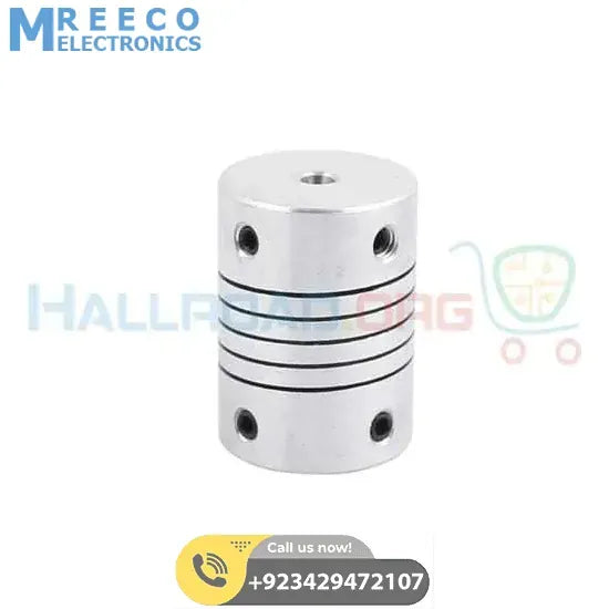 3x3mm Flexible Coupling Shaft - Side View