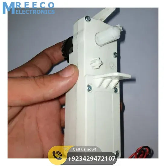 Worm Gear High Torque 12V 5RPM DC Gear Motor In Pakistan - Side View