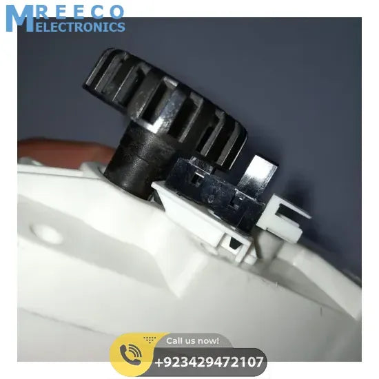 Worm Gear High Torque 12V 5RPM DC Gear Motor In Pakistan - Back View