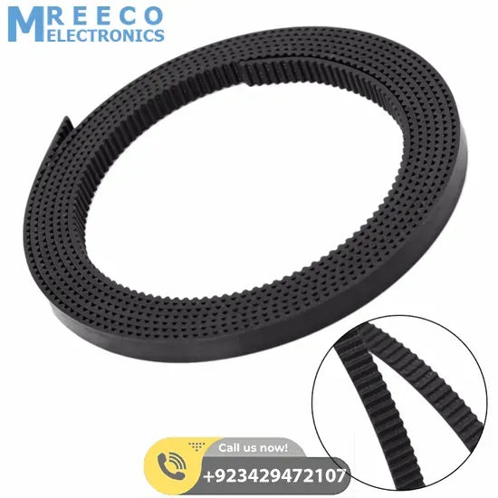 1Meter 7mm Width GT3 Open Timing Belt For CNC and 3D Printer - Side View
