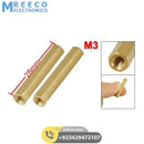 M3x28mm Female To Female Thread Brass Hex Standoff PCB Pillar Spacer - Back View