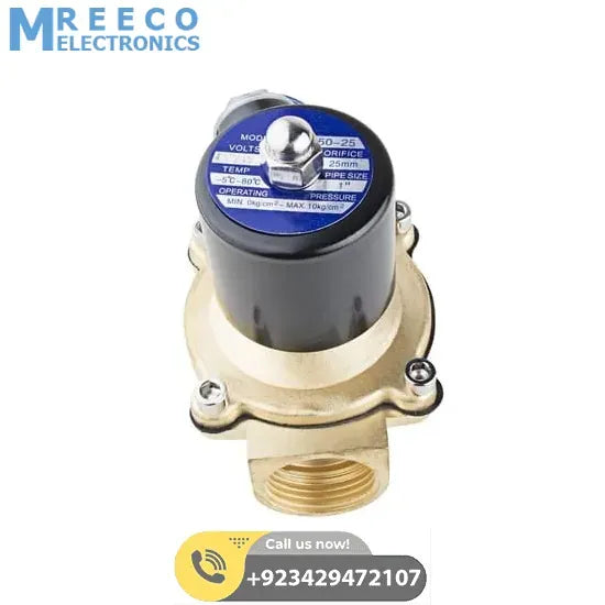 1 Inch 24V DC Electric Solenoid Valve Coil For Water Air Gas Fuels - Back View