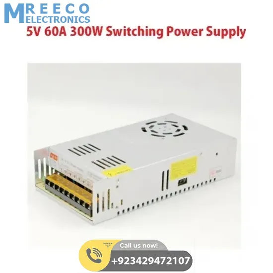 DC Switching Power Supply 5V 60A S-300-5 - Front View