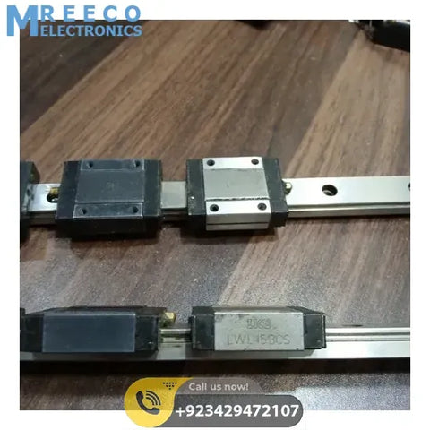 Linear Bearing Slide Rail CNC Router - Front View