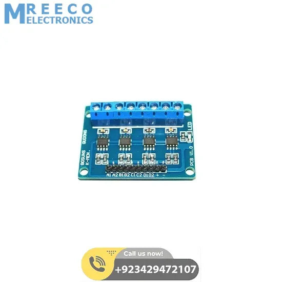L9110S 4 channel DC motor transmission Smart car engine unit module 4-way controller in Pakistan - Back View
