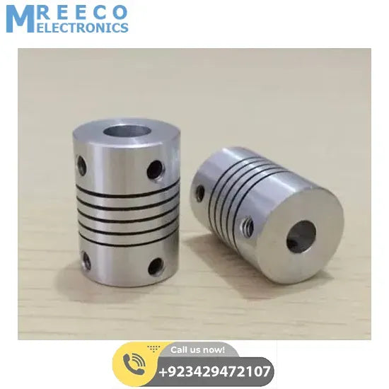 3x6.35mm Flexible Coupling Shaft - Back View