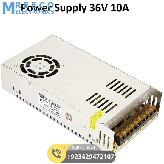 Switching Power Supply SMPS 36V 10A - Front View