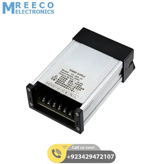 Rainproof Power Supply 12V 200W Outdoor SMPS For LED Landscape Lighting - Top View