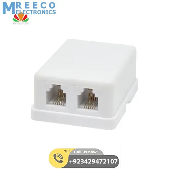 2 port junction box - Front View