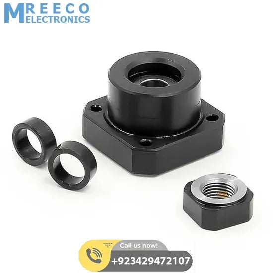 Fixed Ball Screw Support Unit FK12 FK-12 - Front View