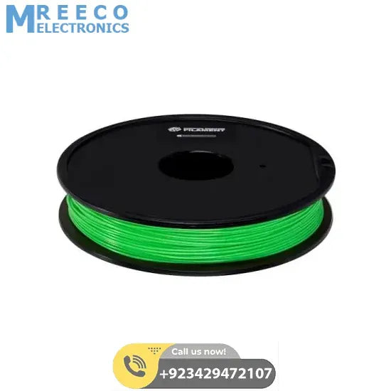 PLA Green Color 3D Printer Filament 1.75 mm 0.5KG Spool Filament - Front View