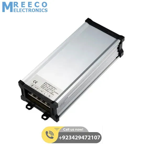 Rainproof Power Supply 12V 150W Outdoor SMPS For LED Landscape Lighting - Back View
