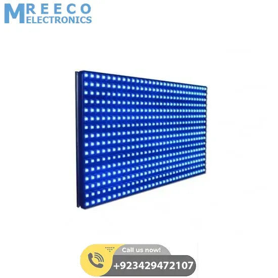 Blue P10 Outdoor LED Display Panel Module 5V 32x16 HUB12 - Back View