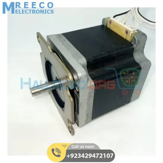 Dual Shaft D Cut NEMA 23 2A Stepper Motor For CNC 3D Printer - Front View