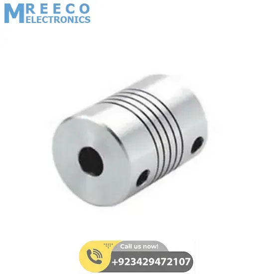 3x4mm Flexible Coupling Shaft - Side View