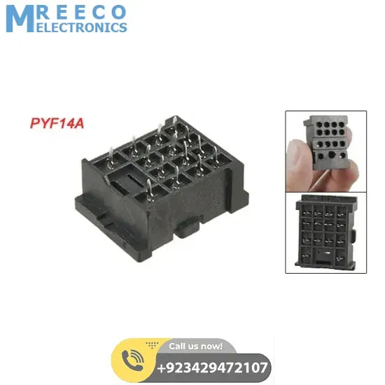 14pin Relay Base - Front View