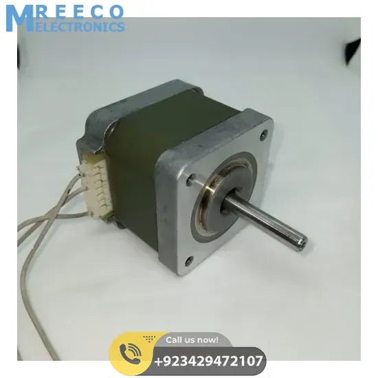 Dual Shaft 0.6 Degree/Step 3 Phase Hybrid Stepper Motor NEMA 17 - Display View