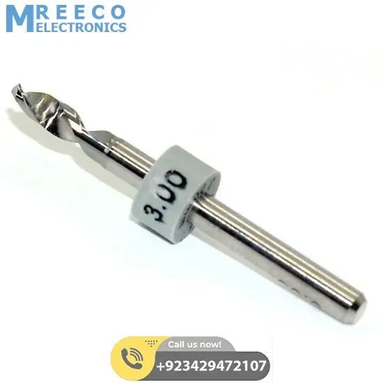 3.00mm Carbide Steel PCB Drill CNC Jewelry Micro Engraving Drill Bit In Pakistan - Side View