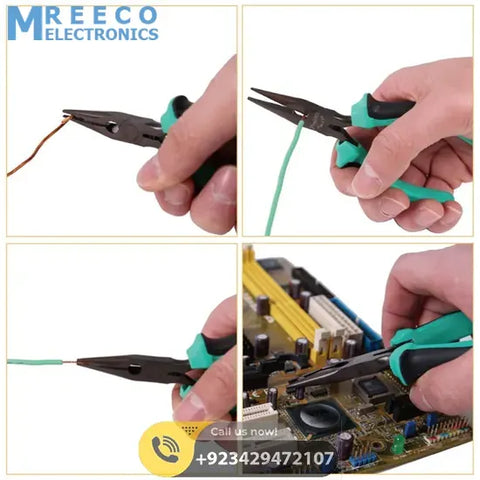 PM-736 ProsKit Nose Plier - Front View