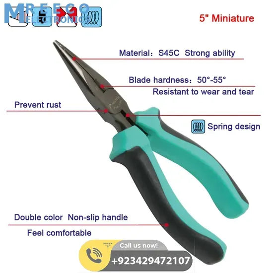 PM-736 ProsKit Nose Plier - Back View