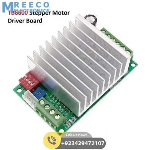 Single Axis TB6600 4.5A DC 12V to 45V Two Phase Hybrid Stepper Motor Driver Controller - Front View