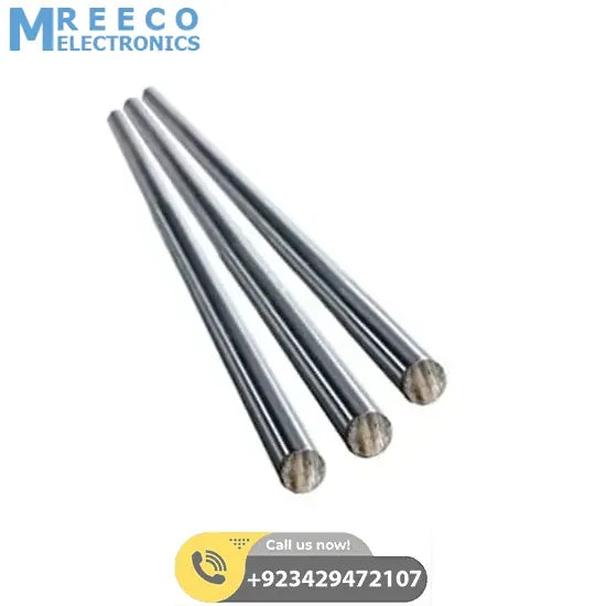 Optical Axis 8x100mm Linear Rail Shaft - Side View