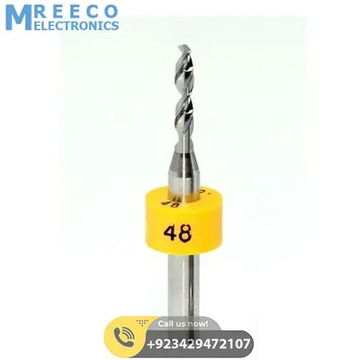 1.93mm #48 Carbide Steel PCB CNC Jewelry Micro Engraving Drill Bit - Side View