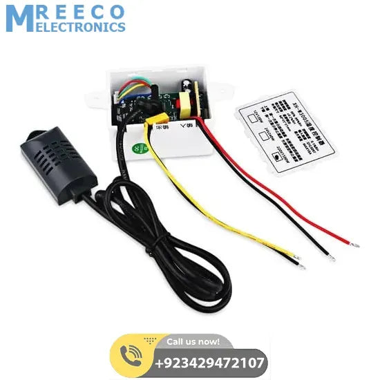 Digital Humidity Controller XH-W3005 Adjustable 220v 10A Hygrometer Switch Controller - Bottom View